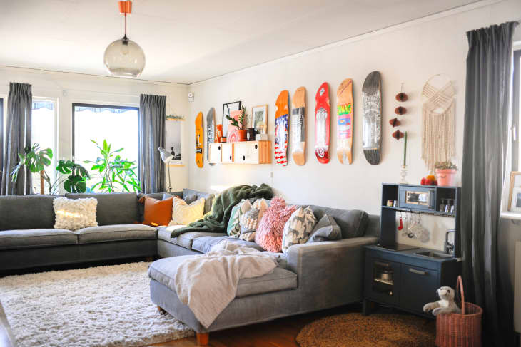 Image showcasing Scandinavian Colorful Decor Ideas Swedish Home Tour | Apartment Therapy